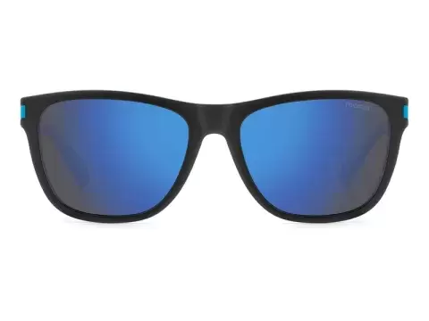 Сонцезахисні окуляри Polaroid PLD 2138/S 0VK565X Синій, Чорний, Вайфарер - 3