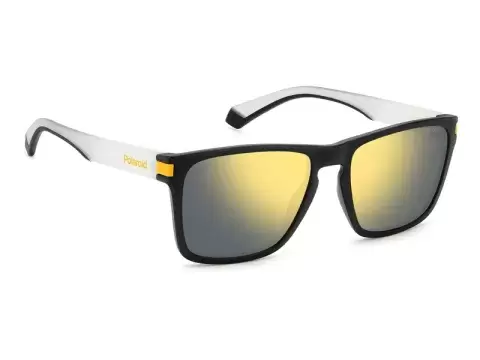 Сонцезахисні окуляри Polaroid PLD 2139/S PGC56LM Жовтий, Чорний, Вайфарер - 2