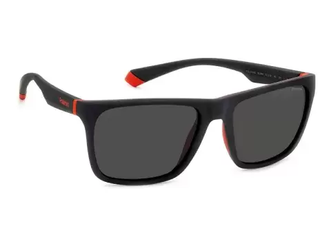 Сонцезахисні окуляри Polaroid PLD 2141/S BLX57M9 Червоний, Чорний, Вайфарер - 2