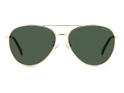 Сонцезахисні окуляри Polaroid PLD 4142/G/S/X PEF60UC Зелений, Золотий, Авіатор - 3