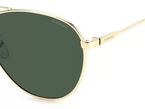 Сонцезахисні окуляри Polaroid PLD 4142/G/S/X PEF60UC Зелений, Золотий, Авіатор - 5