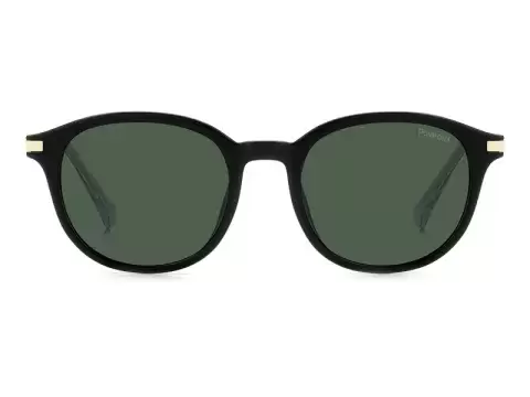 Сонцезахисні окуляри Polaroid PLD 4148/G/S/X 7ZJ50UC Зелений, Чорний, Кругла - 3