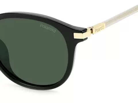 Сонцезахисні окуляри Polaroid PLD 4148/G/S/X 7ZJ50UC Зелений, Чорний, Кругла - 5