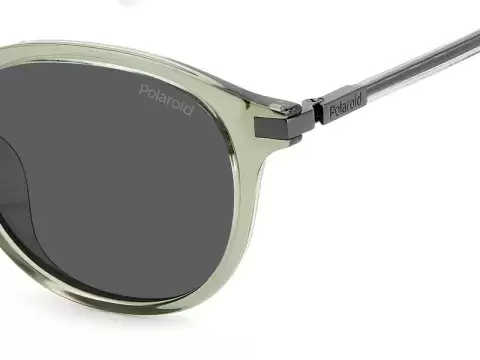 Сонцезахисні окуляри Polaroid PLD 4148/G/S/X 8YW50M9 Зелений, Сірий, Кругла - 5