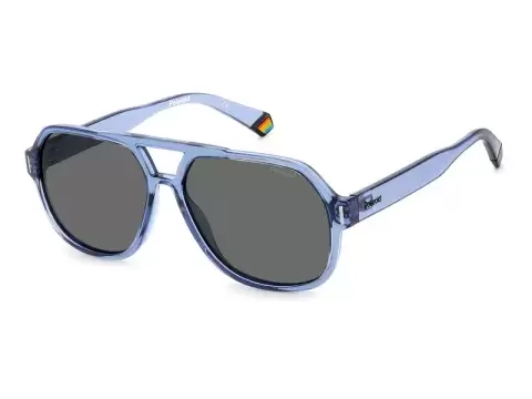 Сонцезахисні окуляри Polaroid PLD 6193/S PJP57M9 Синій, Авіатор - 1