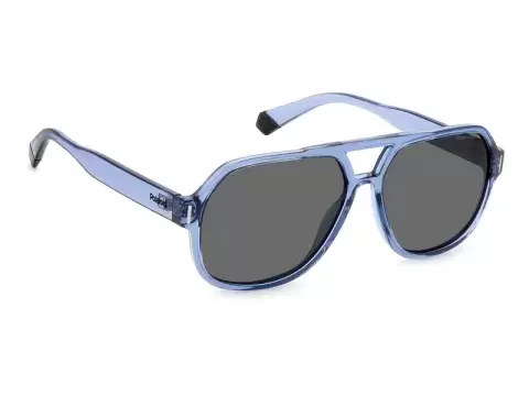 Сонцезахисні окуляри Polaroid PLD 6193/S PJP57M9 Синій, Авіатор - 2