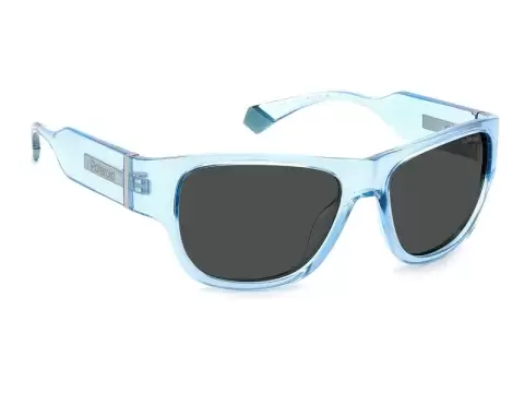 Сонцезахисні окуляри Polaroid PLD 6197/S MVU55M9 Бірюзовий, Прямокутна - 2