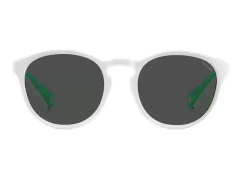 Сонцезахисні окуляри Polaroid PLD 7050/S VK652M9 Білий, Кругла - 3