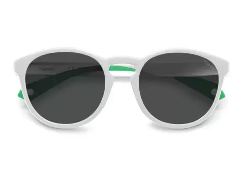 Сонцезахисні окуляри Polaroid PLD 7050/S VK652M9 Білий, Кругла - 4
