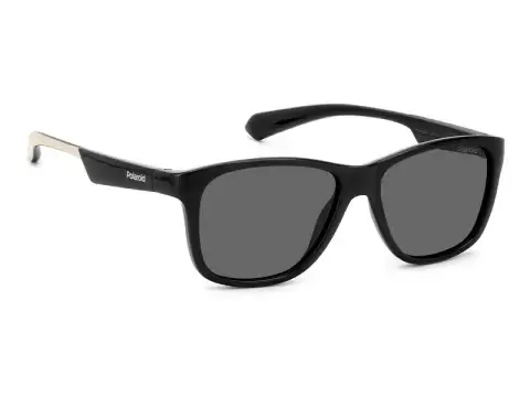 Сонцезахисні окуляри Polaroid PLD 8052/S 9HT47M9 дитячі Бежевий, Чорний, Вайфарер - 2