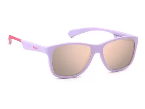 Сонцезахисні окуляри Polaroid PLD 8052/S QCK47JQ дитячі Рожевий, Фіолетовий, Вайфарер - 2