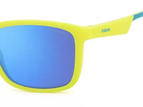 Сонцезахисні окуляри Polaroid PLD 8053/S 05B495X дитячі Жовтий, Синій, Прямокутна - 5