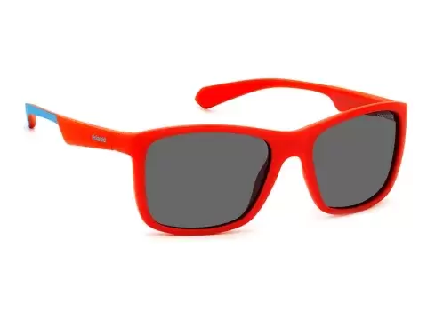 Сонцезахисні окуляри Polaroid PLD 8053/S 4E349M9 дитячі Синій, Червоний, Прямокутна - 2