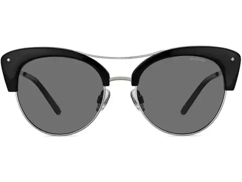 Сонцезахисні окуляри Polaroid PLD 4045/S CVS51Y2 Чорний, Срібний, Cat Eye - 2
