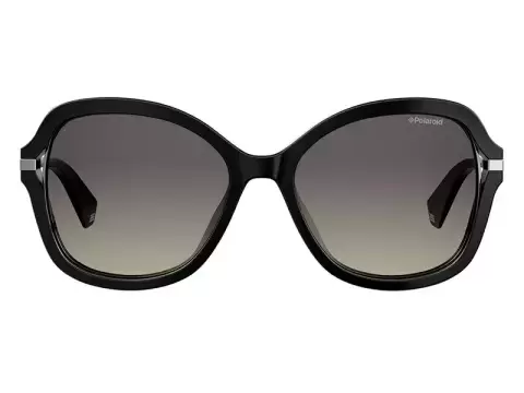 Сонцезахисні окуляри Polaroid PLD 4068/S 80755WJ Чорний, Срібний, Oversized - 2