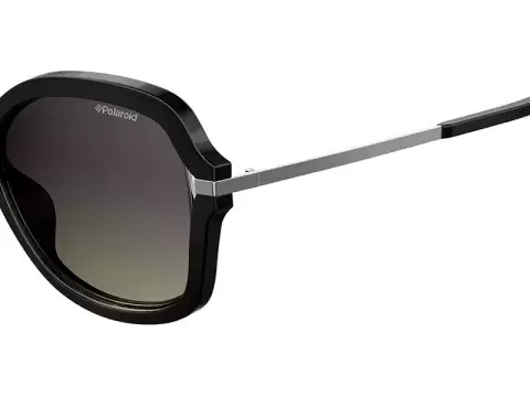 Сонцезахисні окуляри Polaroid PLD 4068/S 80755WJ Чорний, Срібний, Oversized - 3