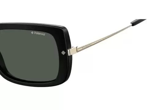 Сонцезахисні окуляри Polaroid PLD 4075/S 80756M9 Чорний, Золотий, Oversized - 3