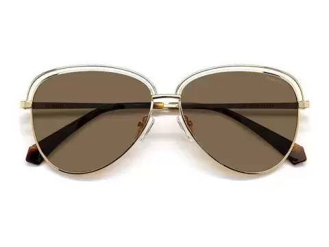 Сонцезахисні окуляри Polaroid PLD 4103/S 01Q58SP Золотий, Aviator - 5