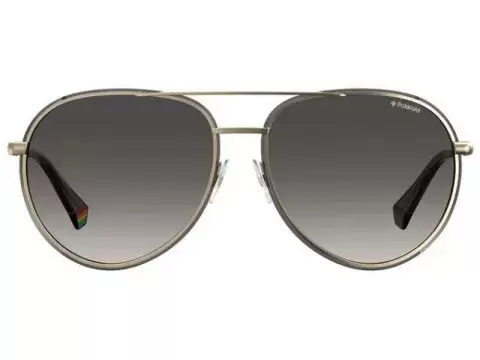 Сонцезахисні окуляри Polaroid PLD 6116/G/S RHL61LB Золотий, Aviator - 2