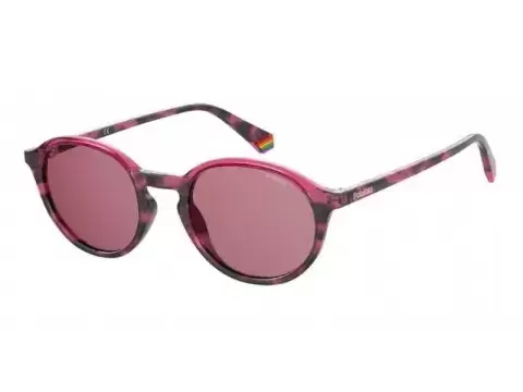Сонцезахисні окуляри Polaroid PLD 6125/S 0T4500F Рожевий, Round - 1