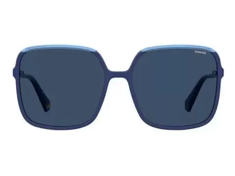 Сонцезахисні окуляри Polaroid PLD 6128/S PJP59C3 Синій, Oversized - 2