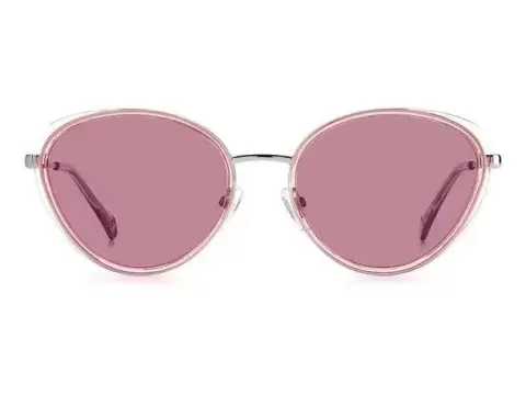 Сонцезахисні окуляри Polaroid PLD 6145/S 35J560F Рожевий, Срібний, Cat Eye - 2