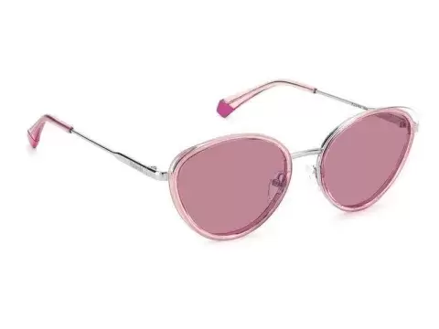 Сонцезахисні окуляри Polaroid PLD 6145/S 35J560F Рожевий, Срібний, Cat Eye - 3
