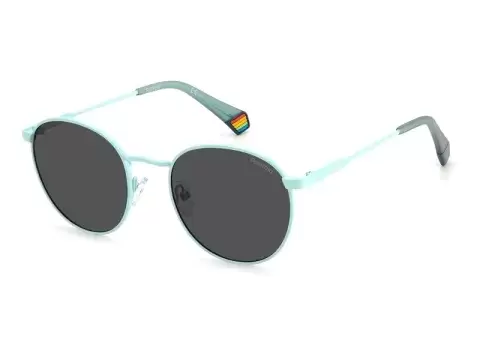 Сонцезахисні окуляри Polaroid PLD 6171/S MVU51M9 Бірюзовий, Кругла - 1
