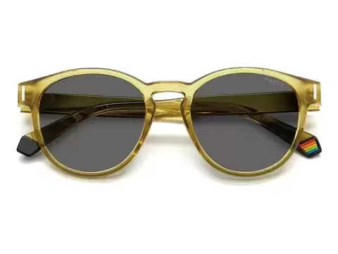 Сонцезахисні окуляри Polaroid PLD 6175/S 40G51M9 Жовтий, Кругла - 4