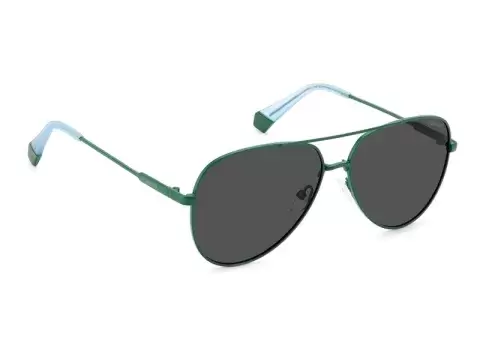 Сонцезахисні окуляри Polaroid PLD 6187/S 1ED60M9 Зелений, Авіатор - 2