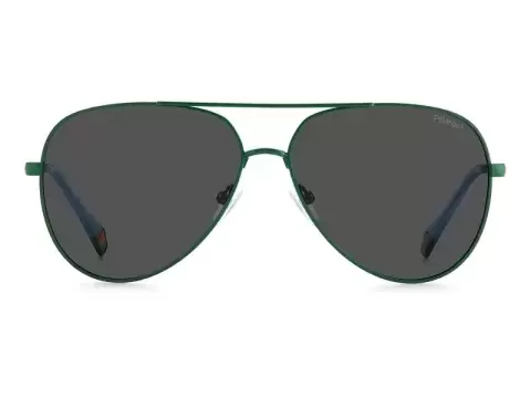 Сонцезахисні окуляри Polaroid PLD 6187/S 1ED60M9 Зелений, Авіатор - 3