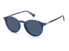 Солнцезащитные очки Polaroid PLD 2116/S PJP49C3 Синий, Round - 1