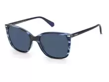 Солнцезащитные очки Polaroid PLD 4108/S JBW55C3 Синий, Wayfarer - 1