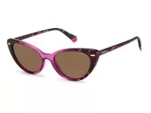 Солнцезащитные очки Polaroid PLD 4109/S 0T452SP Розовый, Cat Eye - 1