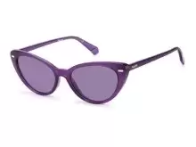 Солнцезащитные очки Polaroid PLD 4109/S B3V52KL Фиолетовый, Cat Eye - 1