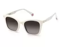 Солнцезащитные очки Polaroid PLD 4110/S/X 10A51LA Белый, Wayfarer - 1
