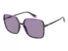 Солнцезащитные очки Polaroid PLD 6128/S AY059KL Фиолетовый, Oversized - 1