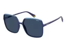 Солнцезащитные очки Polaroid PLD 6128/S PJP59C3 Синий, Oversized - 1