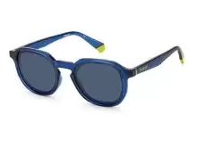 Солнцезащитные очки Polaroid PLD 6162/S PJP52C3 Синий, Round - 1