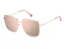 Солнцезащитные очки Polaroid PLD 6164/G/S DDB59JQ Золотой, Розовый, Oversized - 1