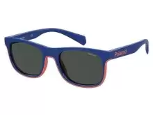 Солнцезащитные очки Polaroid PLD 8041/S RTC47M9 Синий, Wayfarer - 1