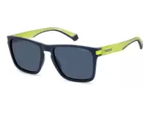 Солнцезащитные очки Polaroid PLD 2139/S FLL56C3 Синий, Вайфарер - 1