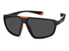 Солнцезащитные очки Polaroid PLD 2142/S RC261M9 Оранжевый, Черный, Прямоугольная - 1