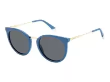 Солнцезащитные очки Polaroid PLD 4146/S/X MVU53M9 Бирюзовый, Круглая - 1