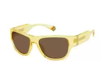 Солнцезащитные очки Polaroid PLD 6197/S 40G55SP Желтый, Прямоугольная - 1