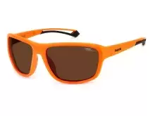 Солнцезащитные очки Polaroid PLD 7049/S 2M56247 Оранжевый, Прямоугольная - 1