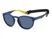 Солнцезащитные очки Polaroid PLD 7050/S PJP52C3 Синий, Круглая - 1