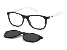 Солнцезащитные очки Polaroid PLD 8054/CS 9HT47M9 детские Бежевый, Черный, Прямоугольная - 1