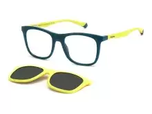 Солнцезащитные очки Polaroid PLD 8055/CS GP746M9 детские Зеленый, Желтый, Вайфарер - 1
