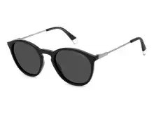 Солнцезащитные очки Polaroid PLD 4129/S/X 80751M9 Серебряный, Черный, Круглая - 1